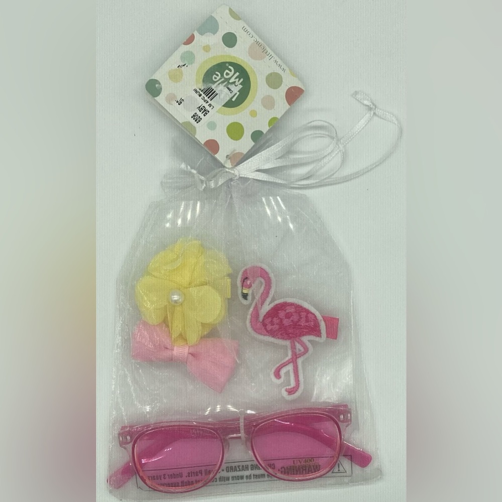 NWT Little Me - Hair and Sunglass Set